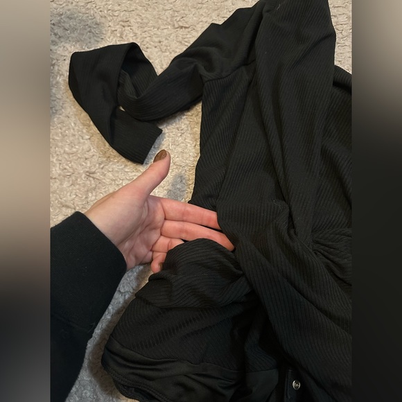 ASTR black bodysuit with cutouts size medium - Picture 5 of 13